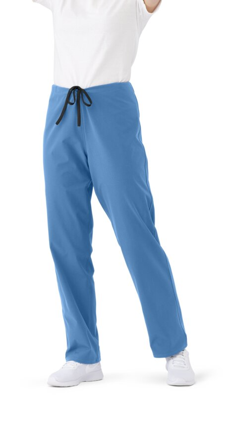 57106 Unisex Scrub Pant, Everwear, 2 Pkt, Reversible, Drawstring, Royal Ceil Blue
