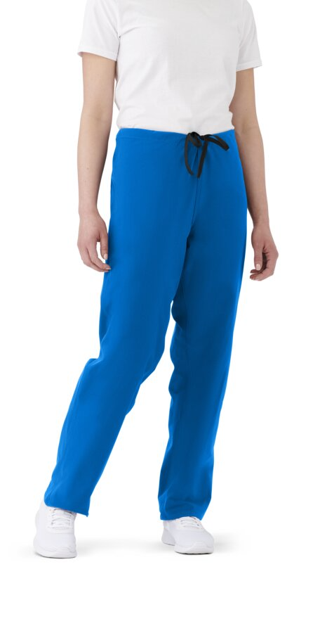 57107 Unisex Scrub Pant, Everwear, 2 Pkt, Reversible, Drawstring, Royal Blue