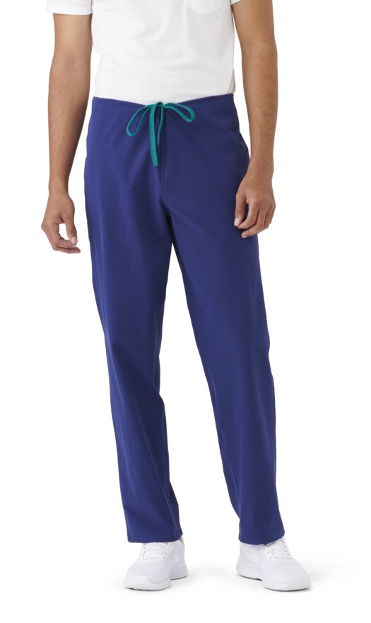 57120 Unisex Scrub Pant, Everwear, 2 Pkt, Reversible, Drawstring, Navy
