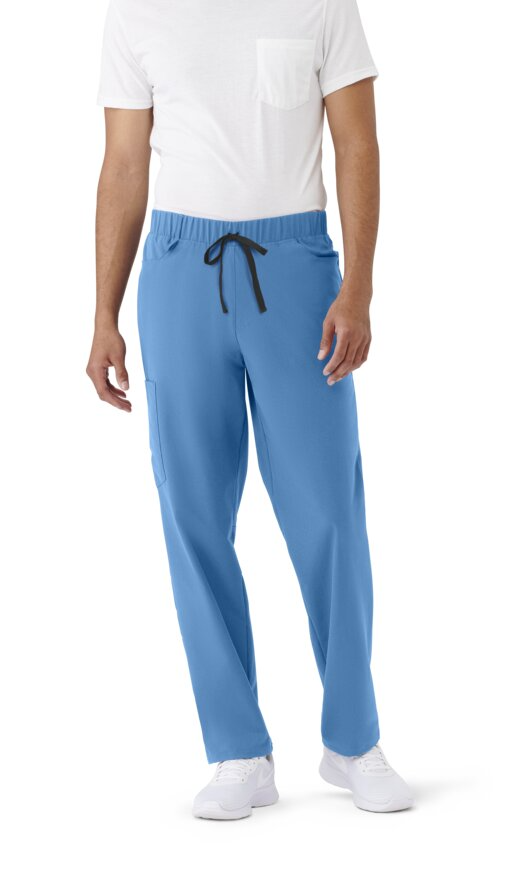 57123 Men's Scrub Pant, Everwear, Cargo, Royal Ceil Blue