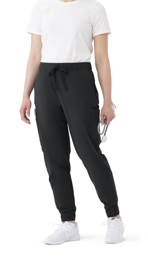 57140 Women's Scrub Pant, Jogger, Everwear, Black