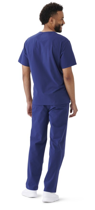 57115 Unisex Scrub Top, Everwear, 1 Pkt, Reversible, Navy