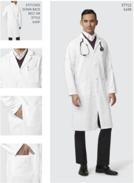 FS6499 Fashion Seal – Men’s Extra Long Lab Coat – 45” Length