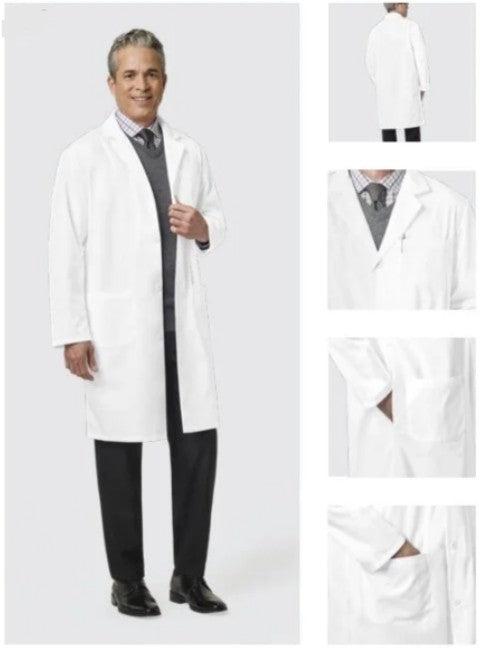482	Fashion Seal – Men’s Knee Length Lab Coat – 41” Length